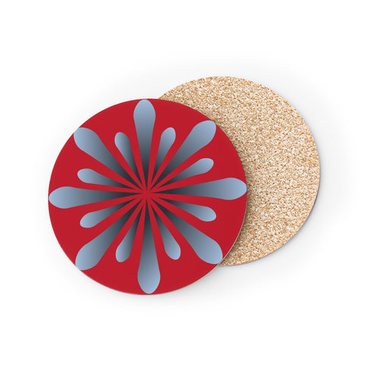 Stylish Floral Coasters | Modern Drink Coasters for Home, Office, Parties, Gifts, and Holiday Decor